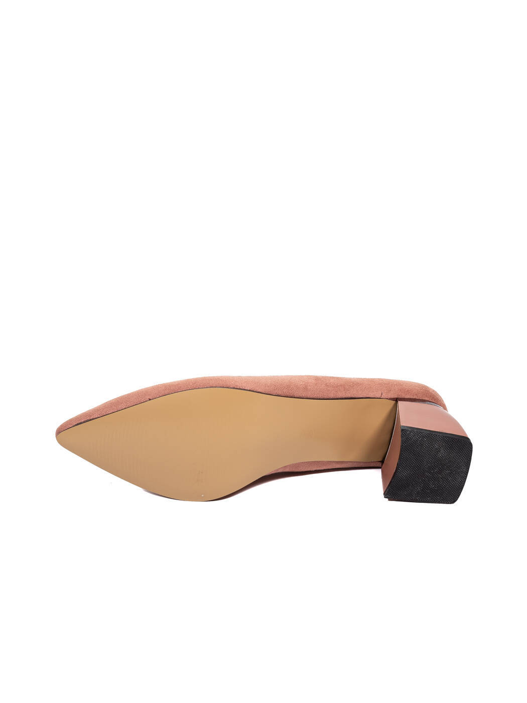 Туфли женские коричневые экозамша каблук устойчивый демисезон от производителя 10M вид 2
