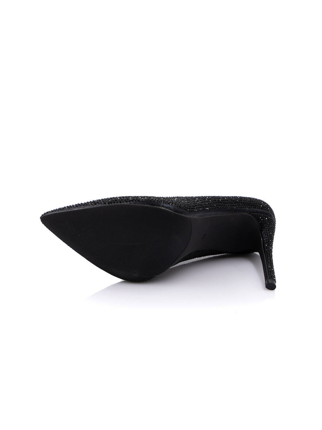 Туфли женские черные экокожа каблук шпилька демисезон 1M вид 2