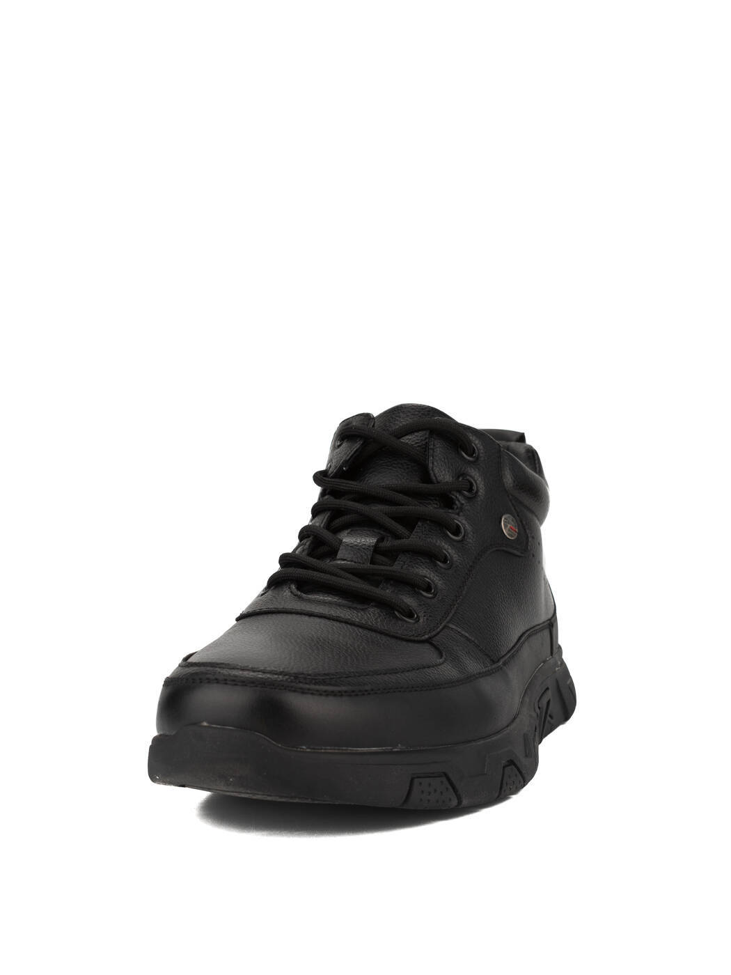 Ботинки мужские черные экокожа платформа демисезон от производителя 1M вид 0