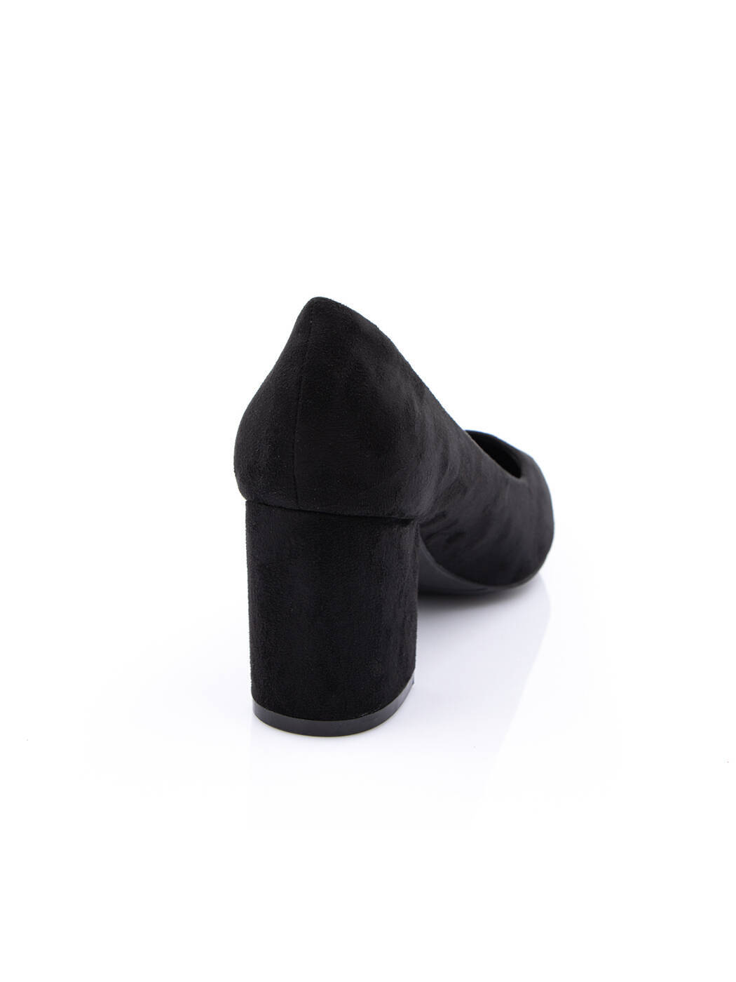 Туфли женские черные экозамша каблук устойчивый демисезон от производителя AM вид 0