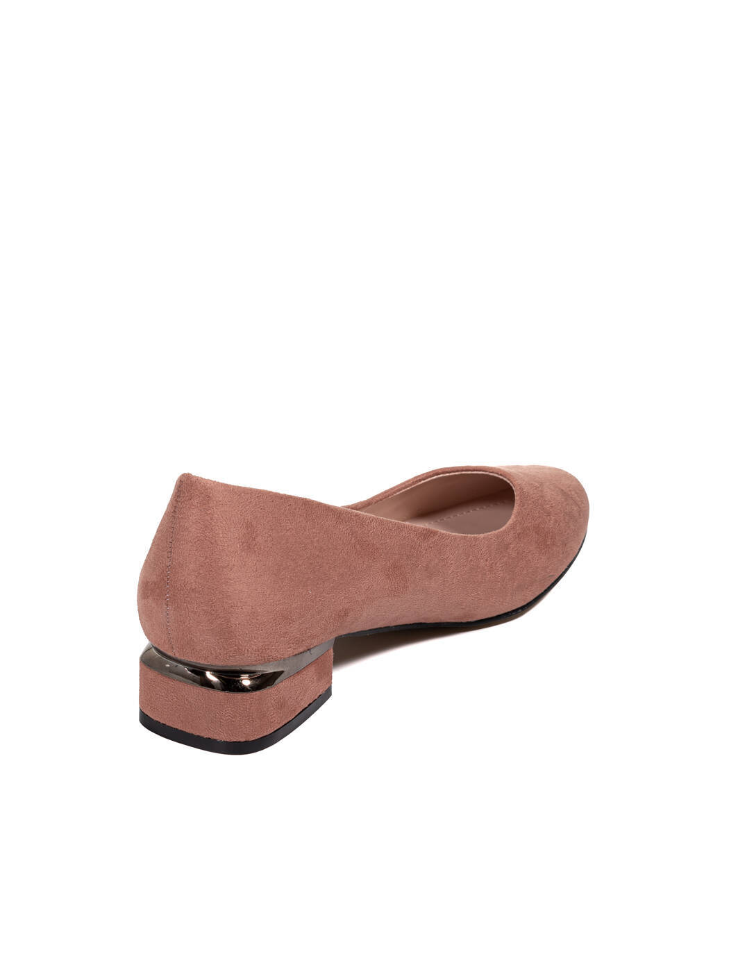 Туфли женские розовые экозамша каблук устойчивый демисезон от производителя 5M вид 0