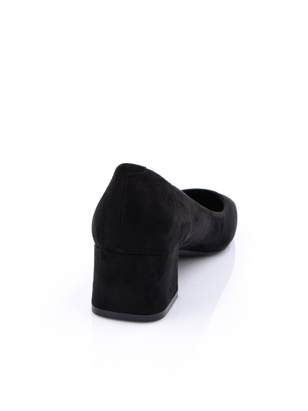 Туфли женские черные экозамша каблук устойчивый демисезон от производителя AM вид 1