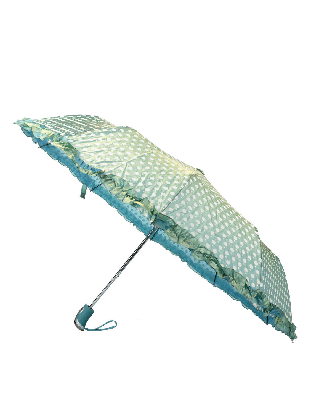 Зонт женский зеленый полуавтомат