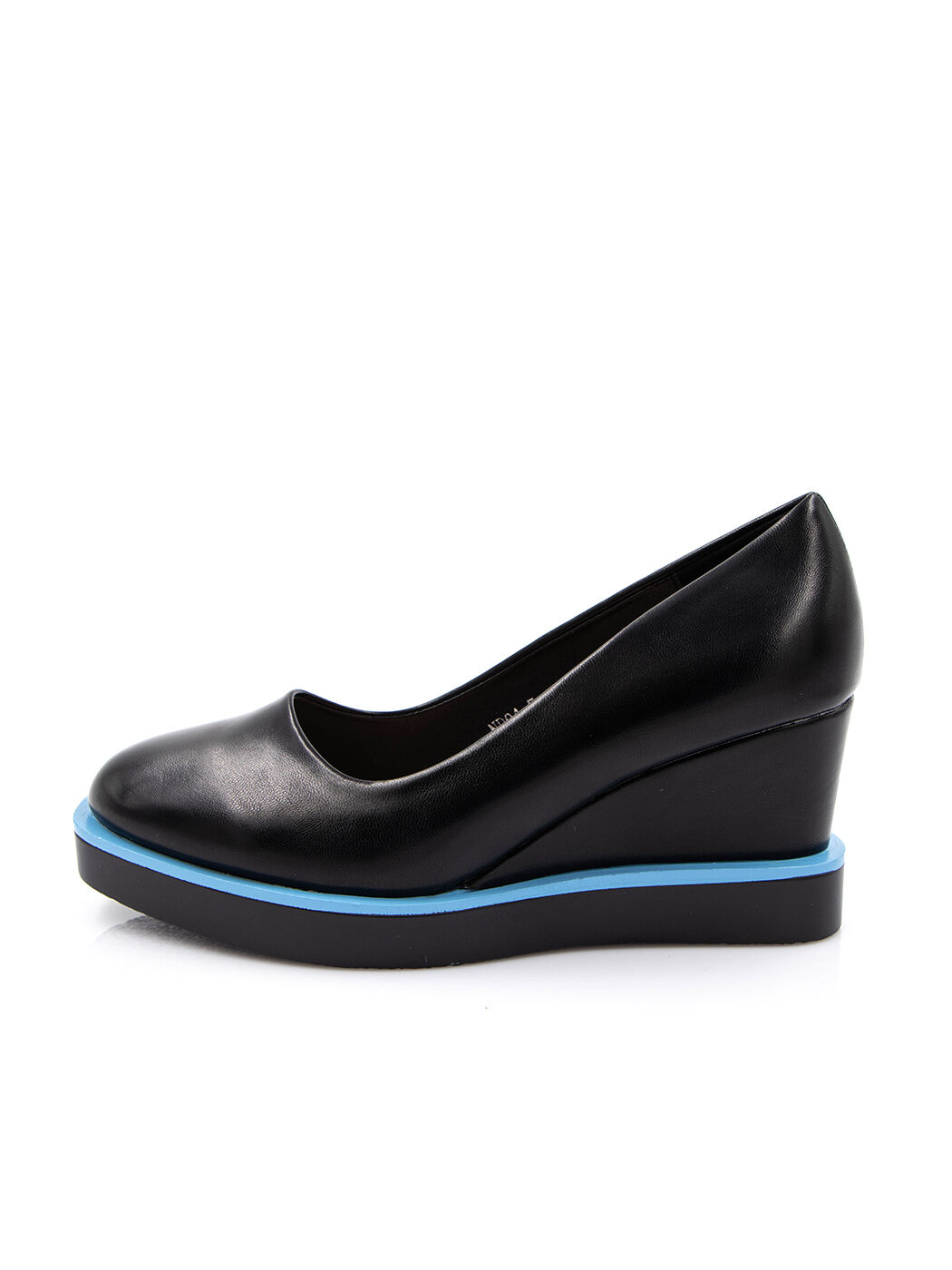 Туфли женские черные экокожа каблук устойчивый демисезон от производителя 5M
