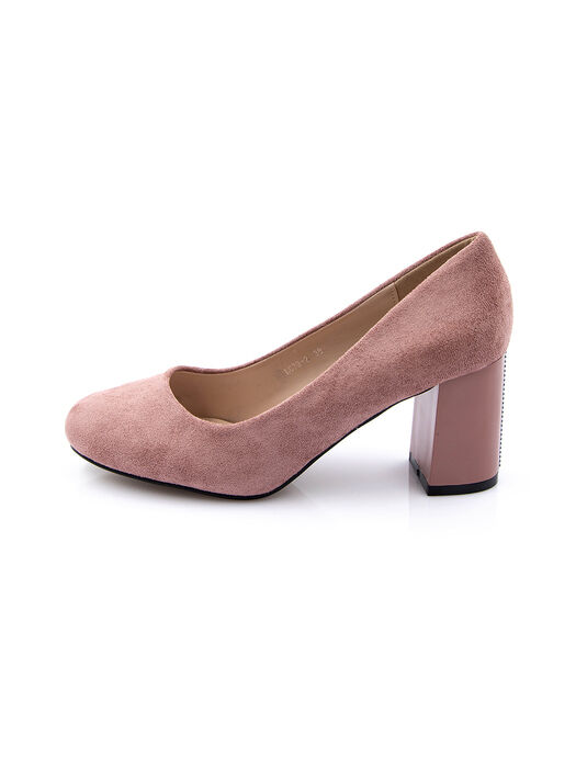 Туфли женские розовые экозамша каблук устойчивый демисезон от производителя 2M