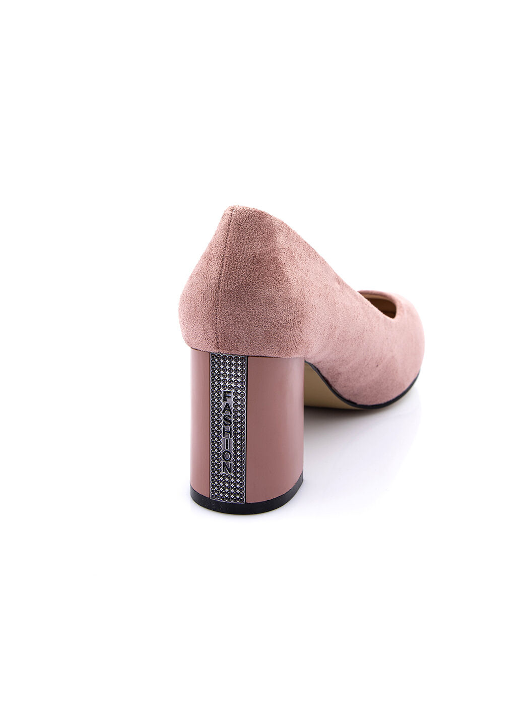 Туфли женские розовые экозамша каблук устойчивый демисезон от производителя 2M вид 1