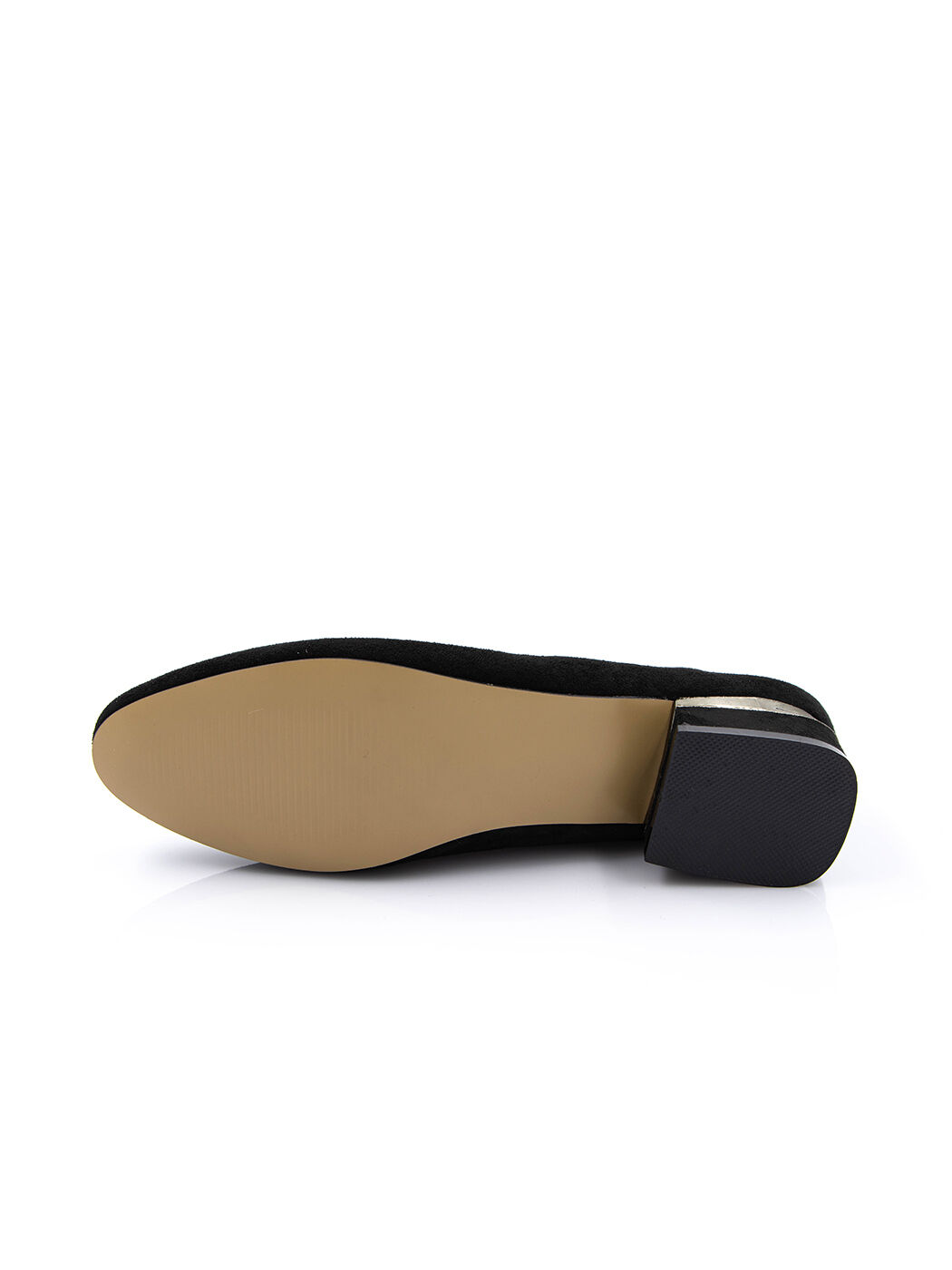 Туфли женские черные экозамша каблук устойчивый демисезон от производителя 3M вид 2