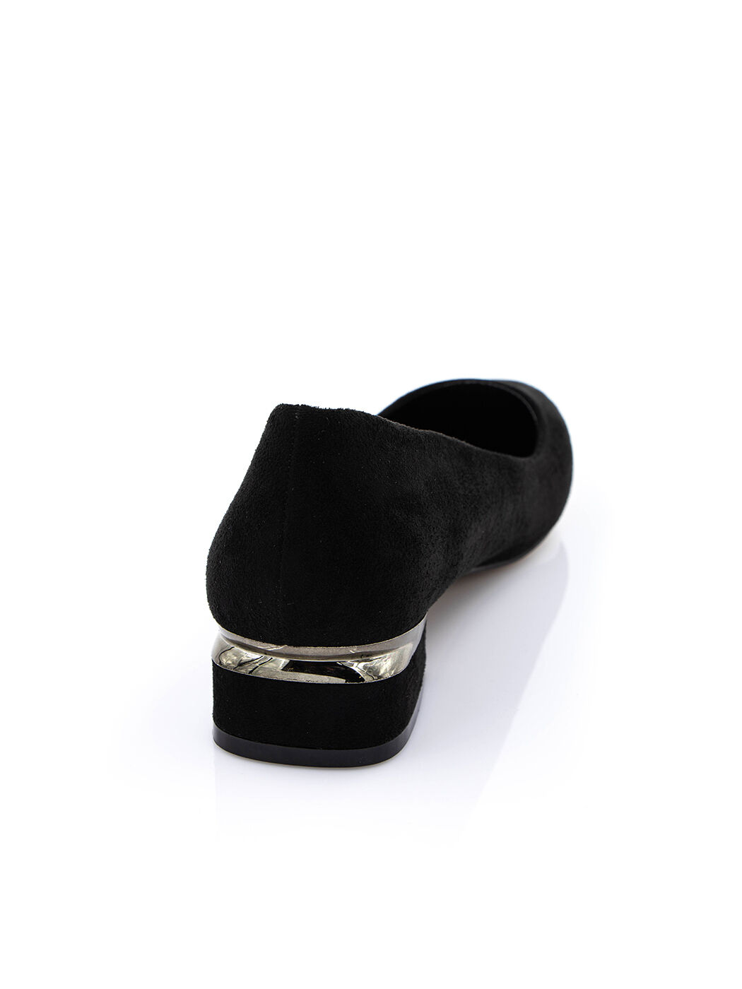 Туфли женские черные экозамша каблук устойчивый демисезон от производителя 3M вид 1