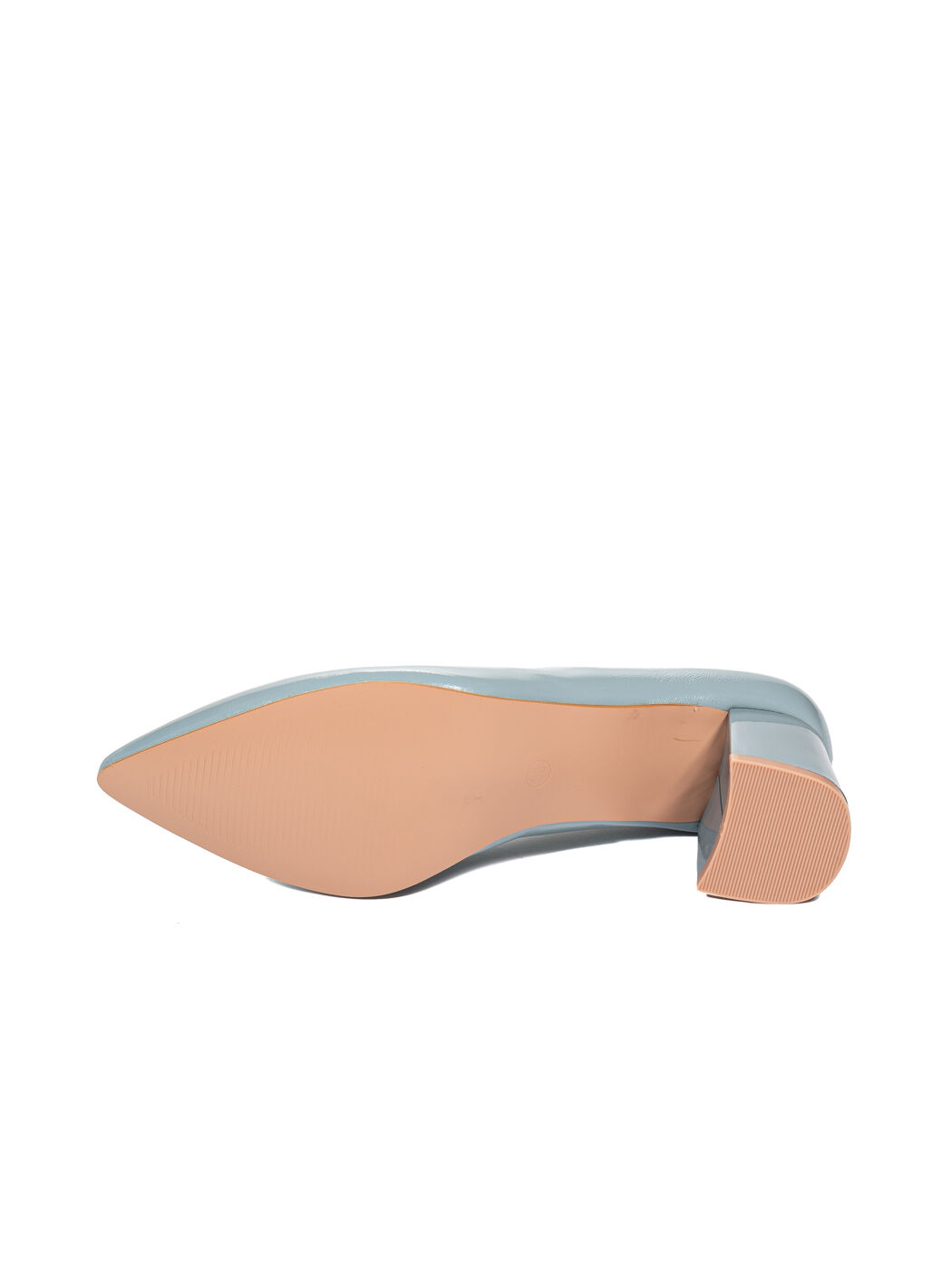 Туфли женские голубые искусственный лак каблук устойчивый демисезон от производителя 6M вид 2