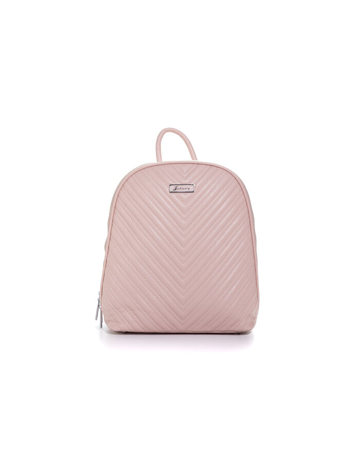 Рюкзак жіночий рожевий екошкіра pink-M