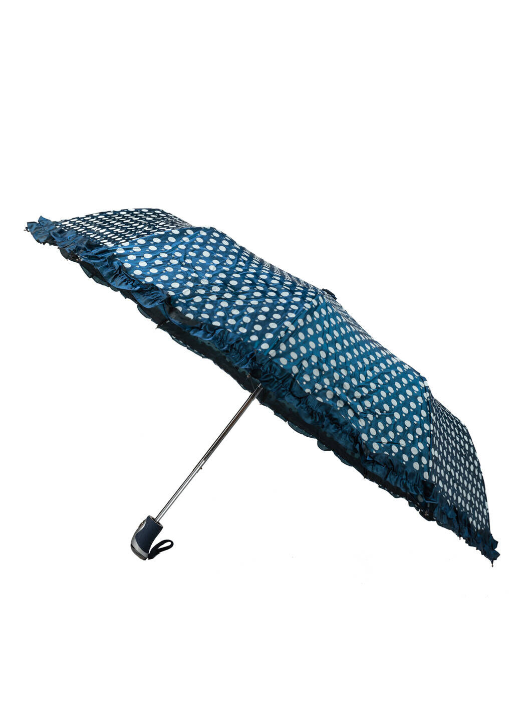 Зонт женский синий полуавтомат