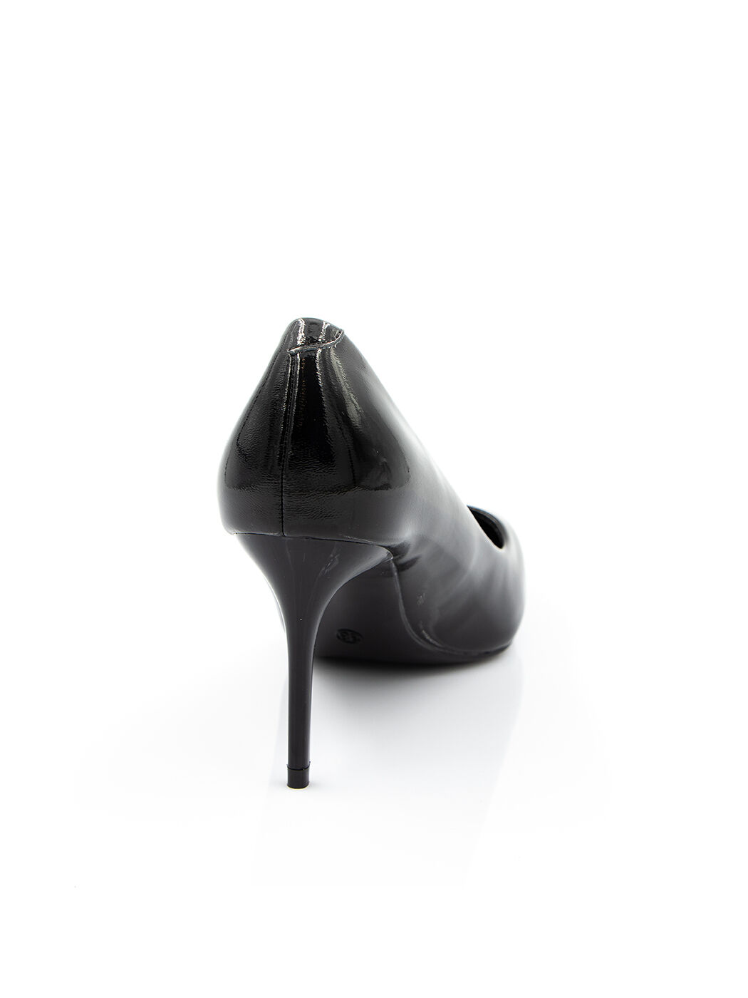 Туфлі жіночі чорні штучний лак каблук шпилька демісезон від виробника DM вид 1