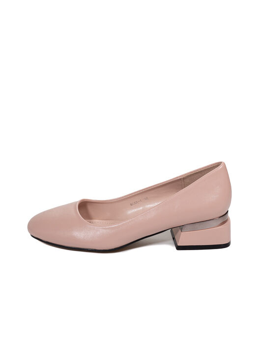 Туфлі жіночі рожеві екошкіра каблук стійкий демісезон від виробника 4M