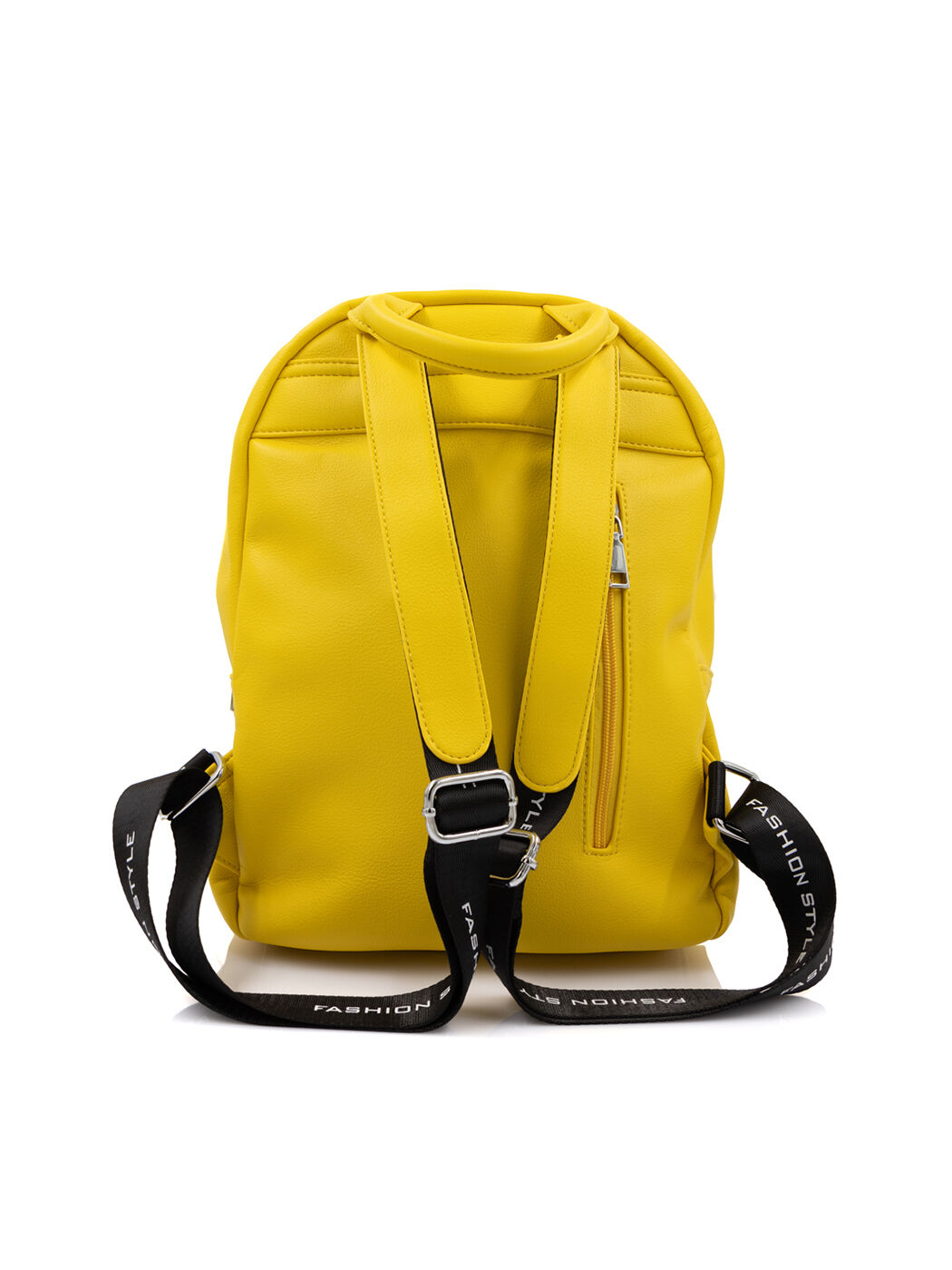 Рюкзак женский желтый экокожа yellow-M вид 1