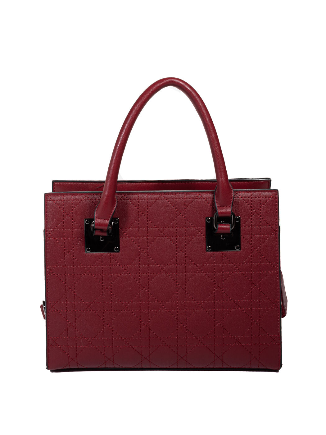 Сумка женская красная экокожа 2702-wine-red_M