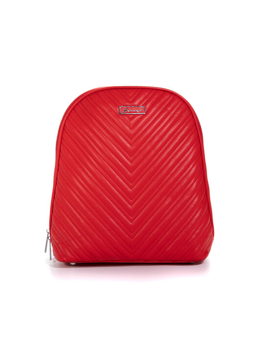 Рюкзак женский красный экокожа red-M