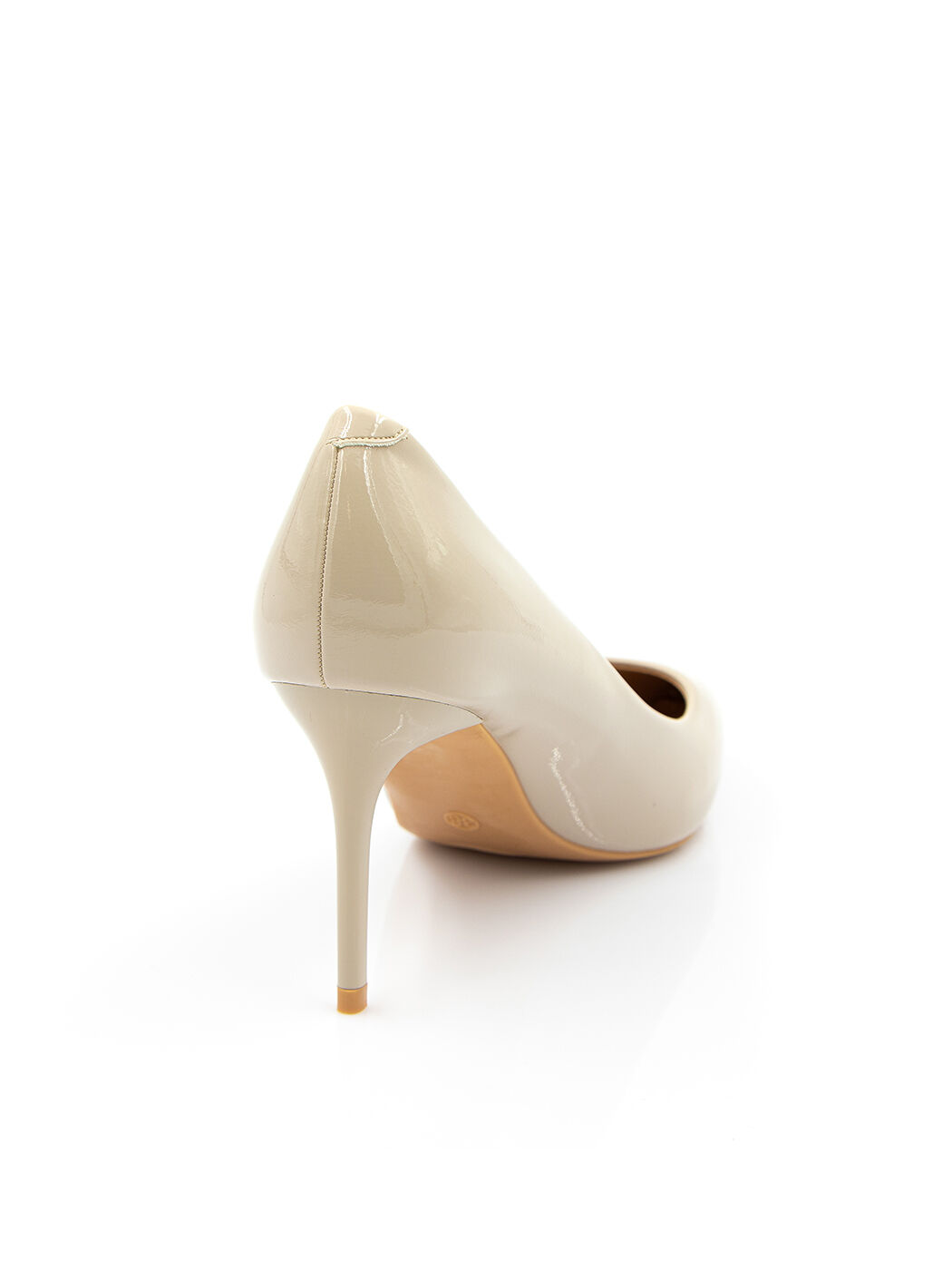 Туфлі жіночі бежеві штучний лак каблук шпилька демісезон від виробника EM вид 0