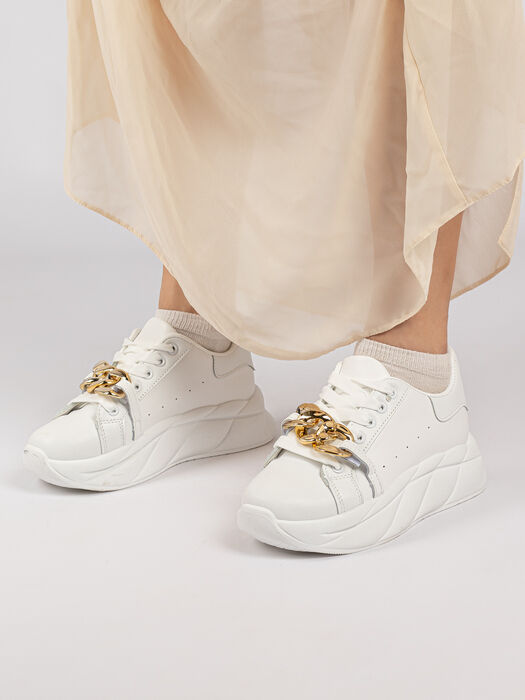 Кросівки жіночі білі штучний матеріал демісезон 2M
