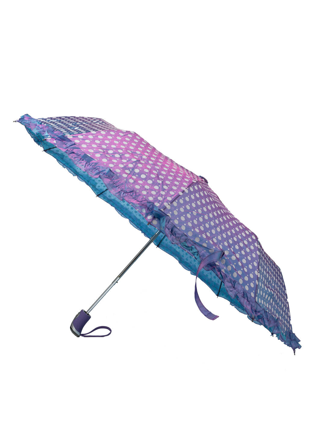 Зонт женский фиолетовый полуавтомат