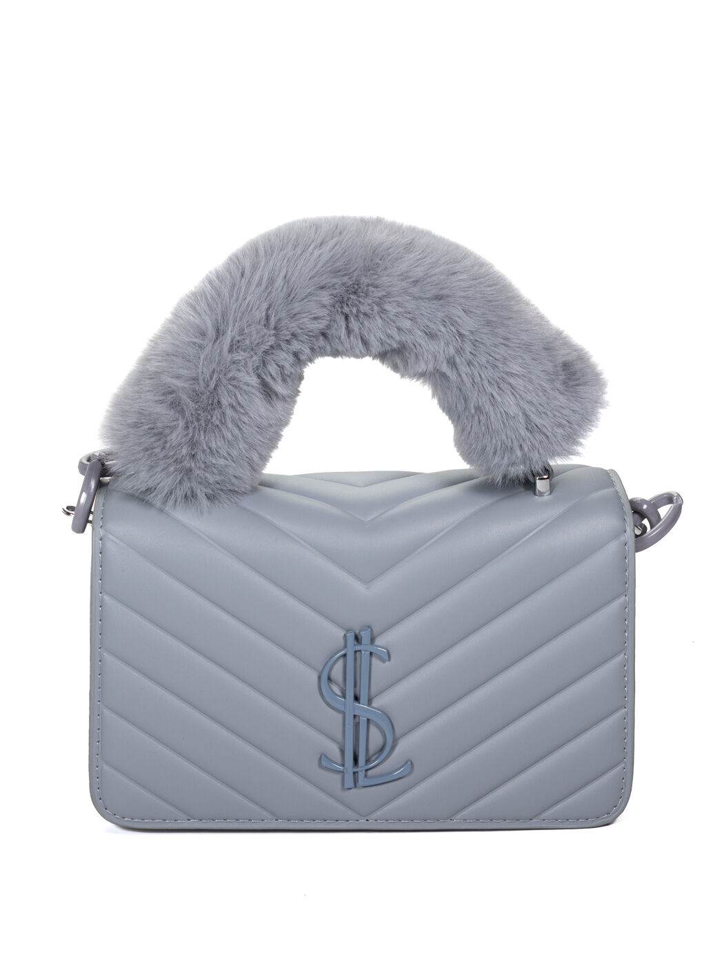 Клатч женский серый B6059_gray_M