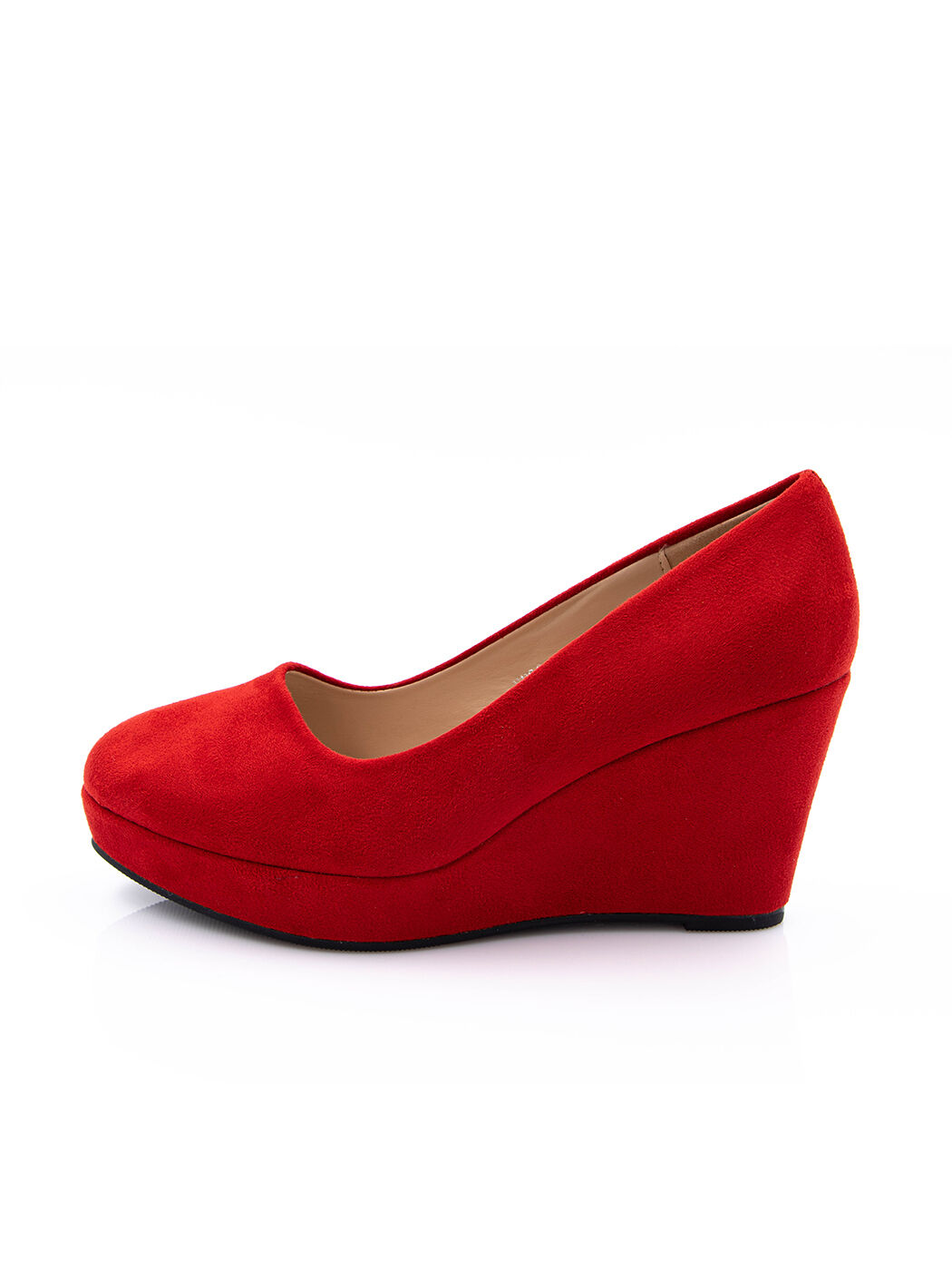 Туфли женские красные экозамша каблук устойчивый демисезон от производителя 4M