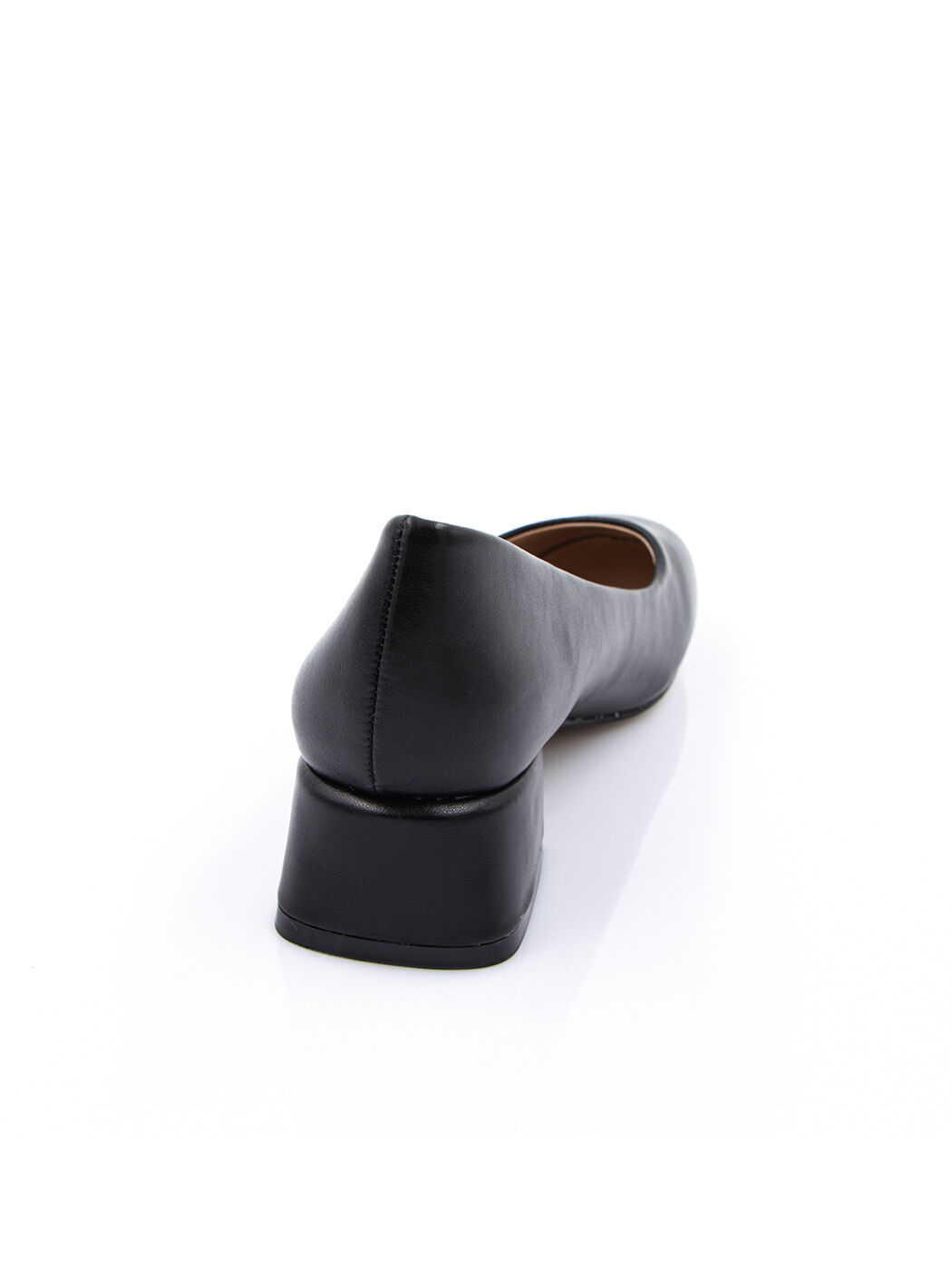 Туфли женские черные экокожа каблук устойчивый демисезон от производителя 5M вид 1