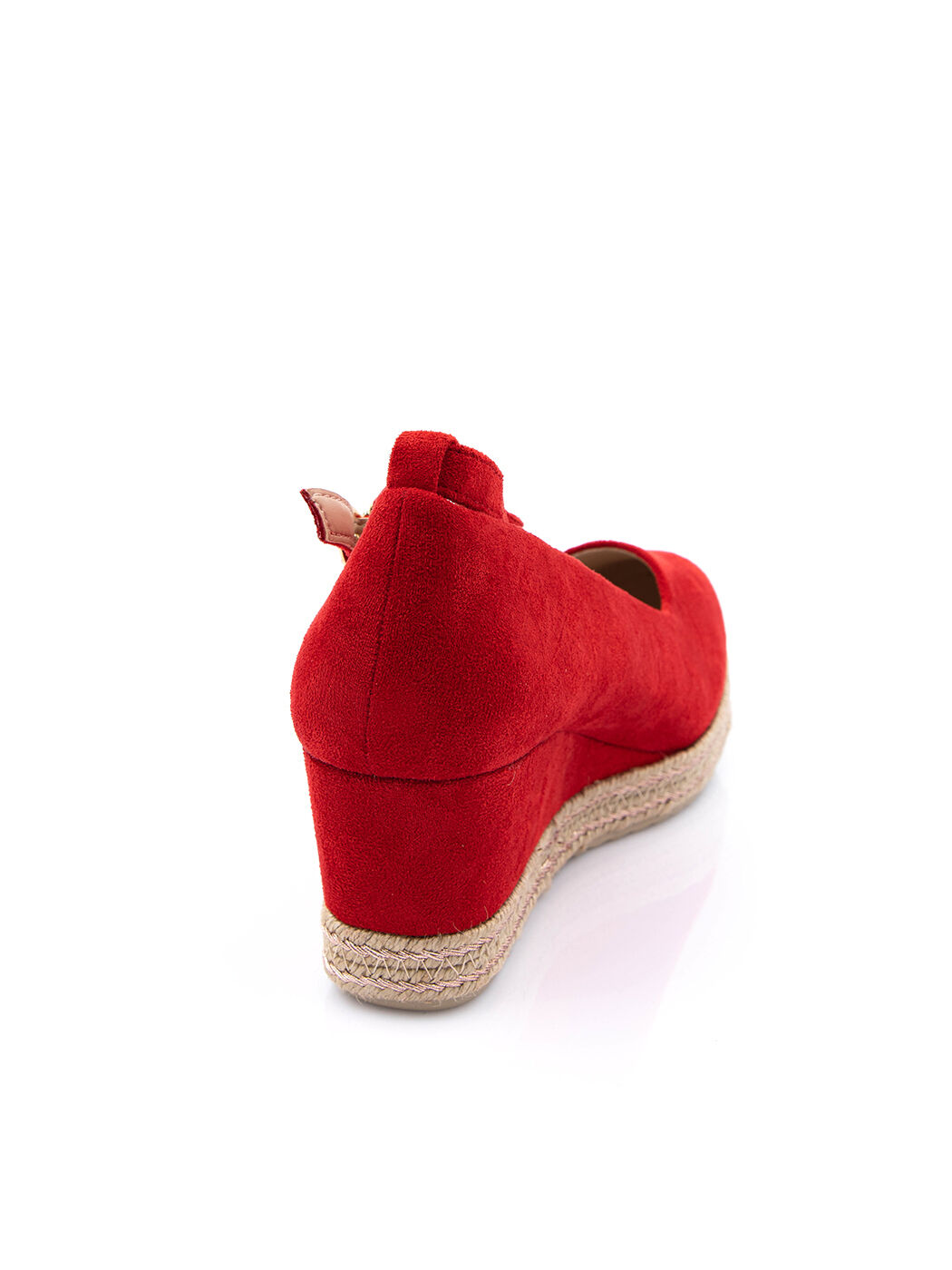 Туфли женские красные экозамша каблук устойчивый демисезон от производителя 4M вид 1
