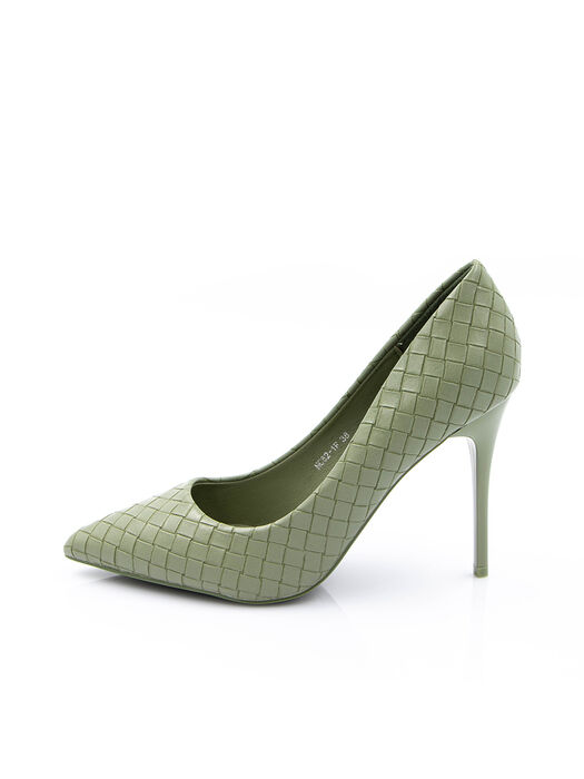 Туфли женские зеленые экокожа каблук шпилька демисезон от производителя FM