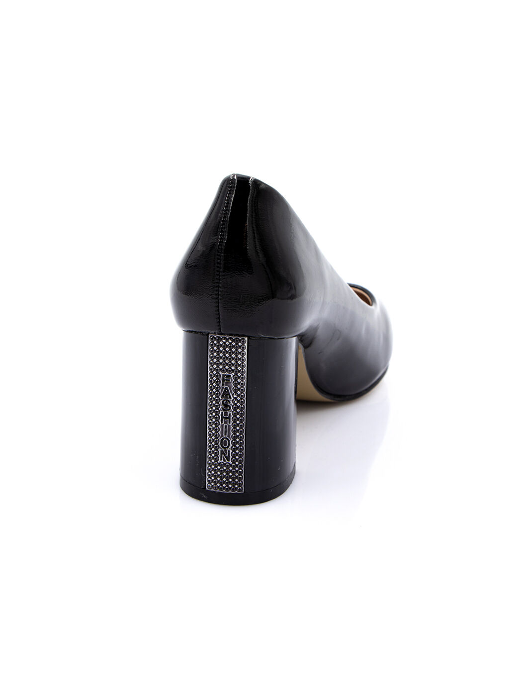 Туфли женские черные искусственный лак каблук устойчивый демисезон от производителя 6M вид 1