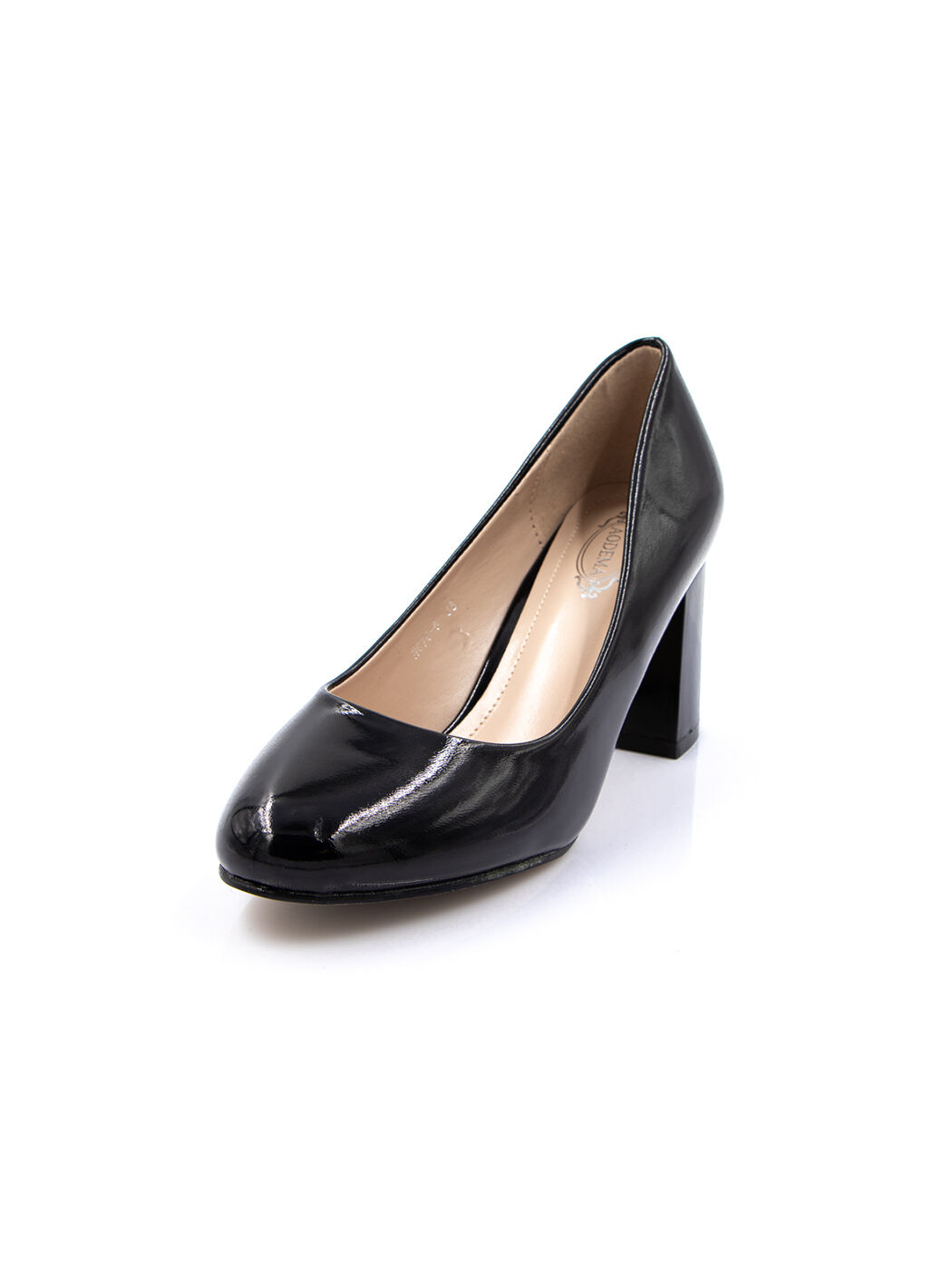 Туфли женские черные искусственный лак каблук устойчивый демисезон от производителя 6M вид 0