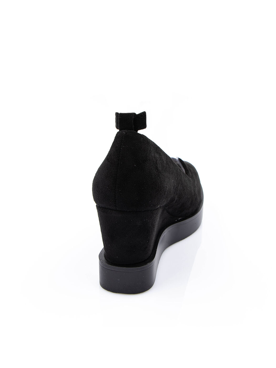 Туфли женские черные экозамша каблук устойчивый демисезон от производителя 2M вид 2