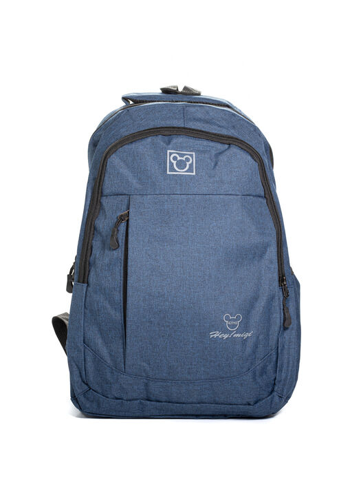 Рюкзак текстиль синий-M