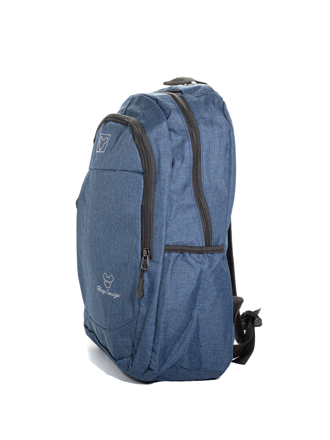 Рюкзак текстиль синий-M вид 0