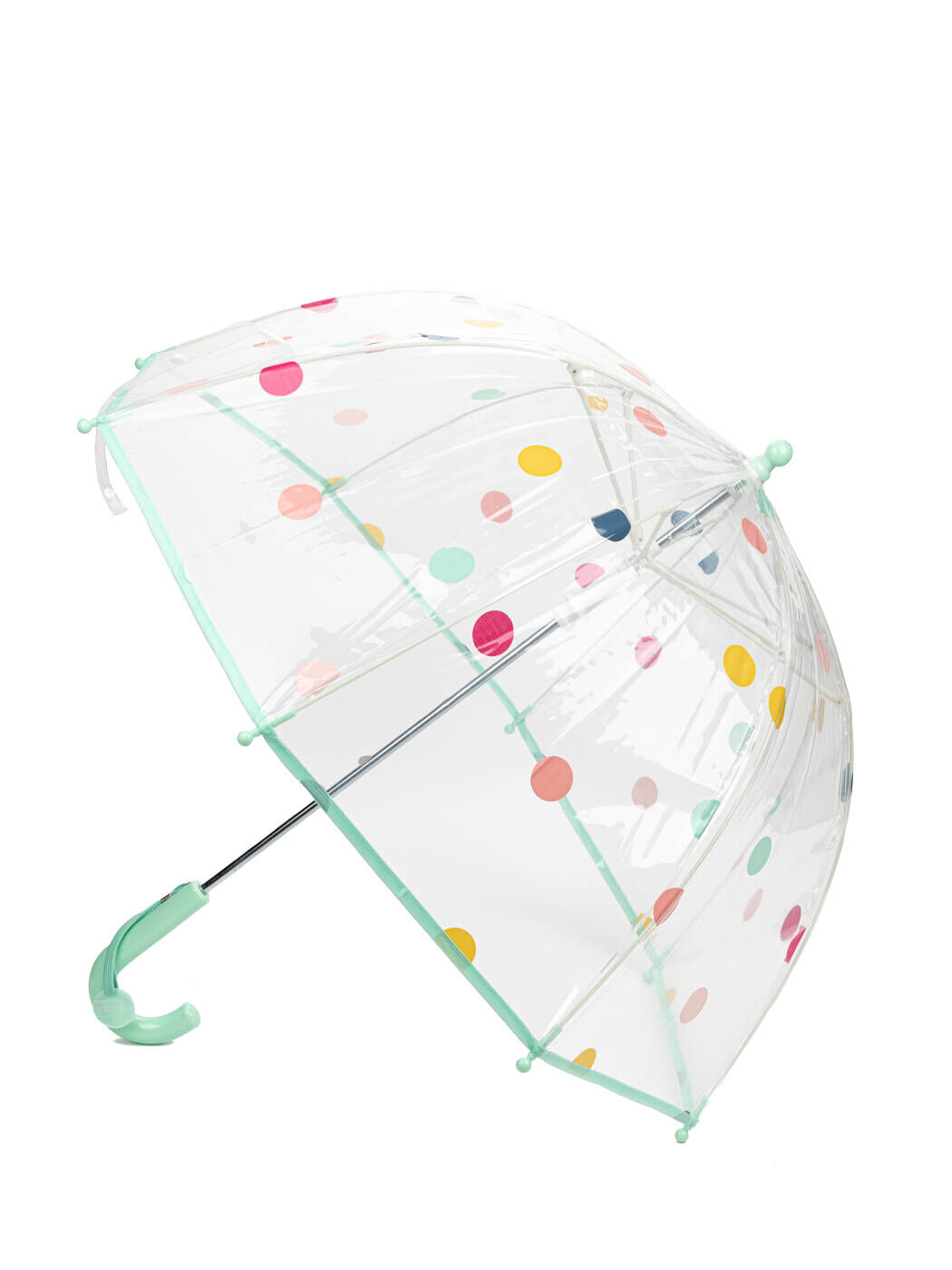 Зонт детский зеленый горох