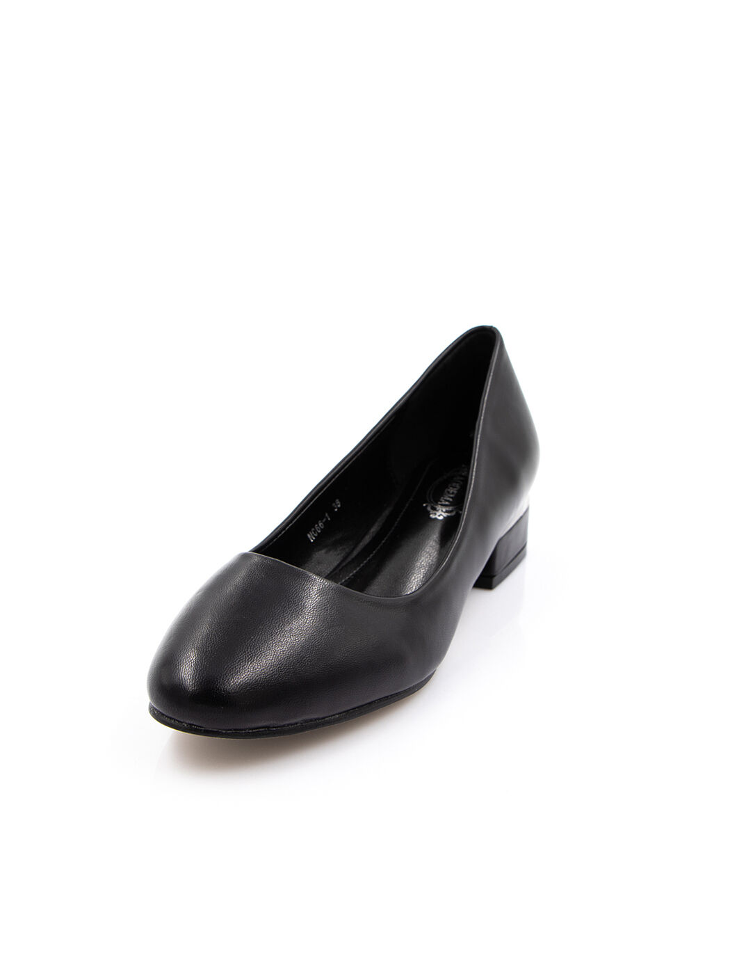 Туфли женские черные экокожа каблук устойчивый демисезон от производителя 1M вид 0