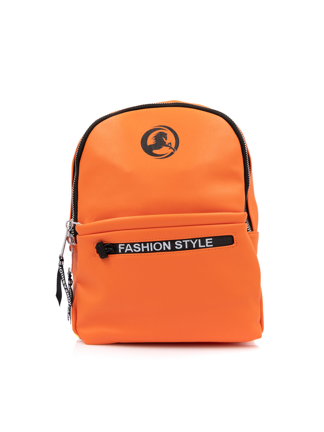 Рюкзак женский оранжевый экокожа orange-M
