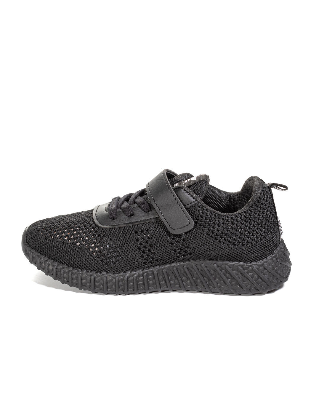 Кроссовки детские черные текстиль платформа лето L262-1A-black_M