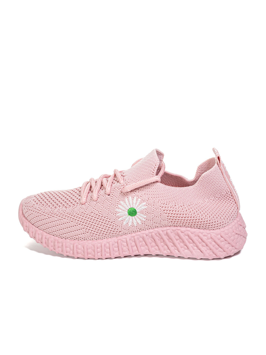 Кроссовки детские розовые текстиль платформа лето L260-5A-pink_M