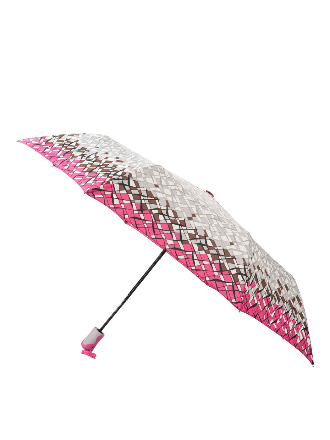 Зонт женский розовый  полуавтомат