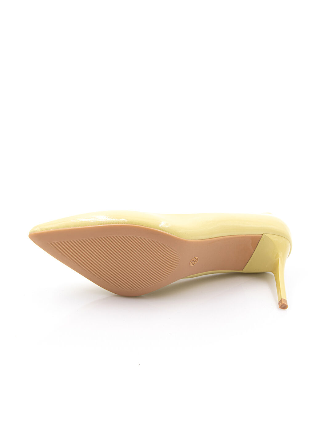 Туфли женские желтые искусственный лак каблук шпилька демисезон от производителя HM вид 2