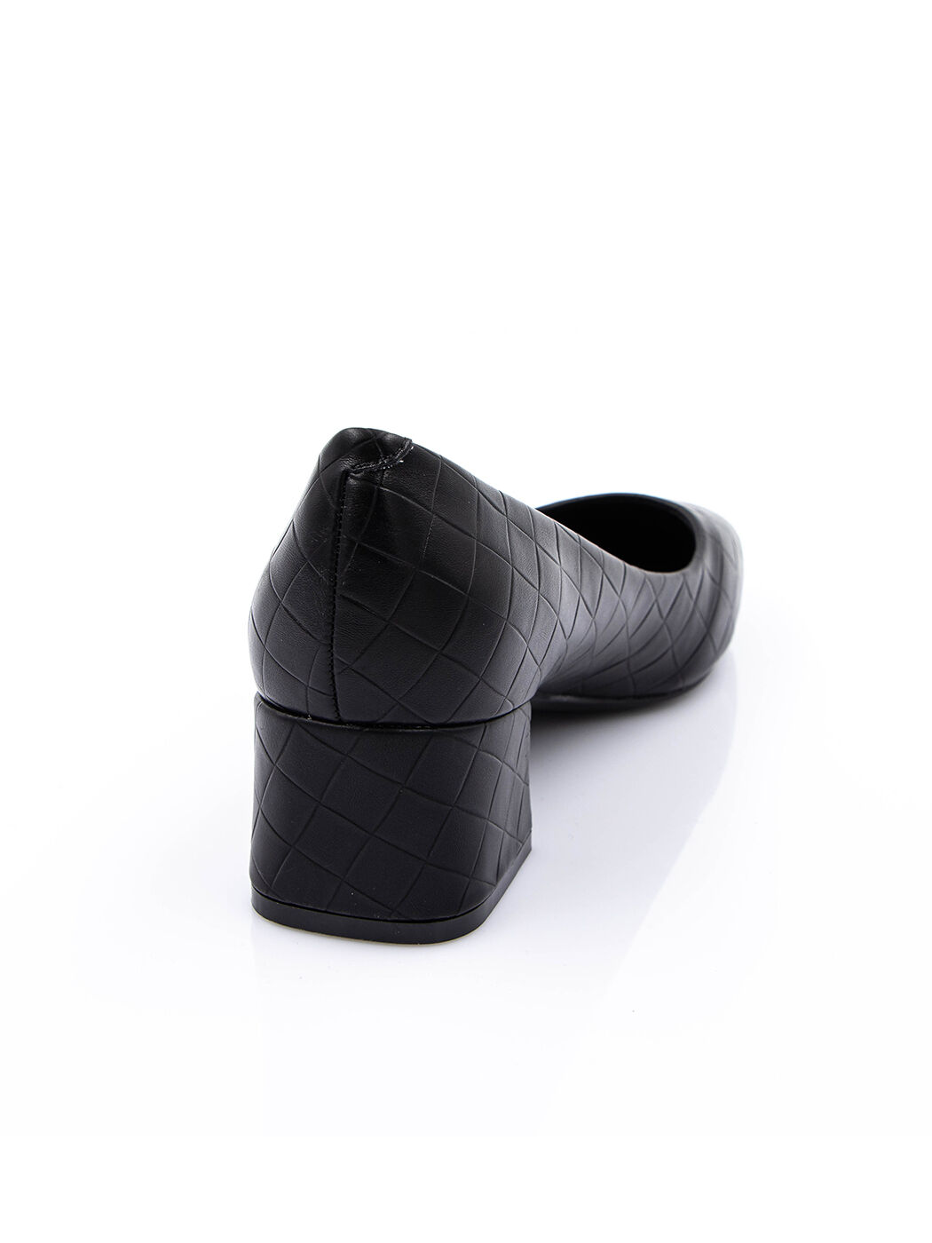 Туфли женские черные экокожа каблук устойчивый демисезон от производителя EM вид 0