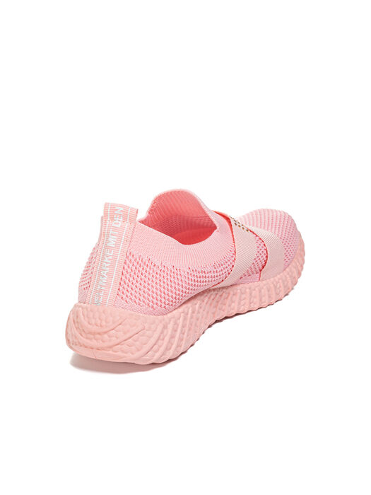 Кроссовки детские розовые текстиль платформа лето 3A-water-pink-M вид 1