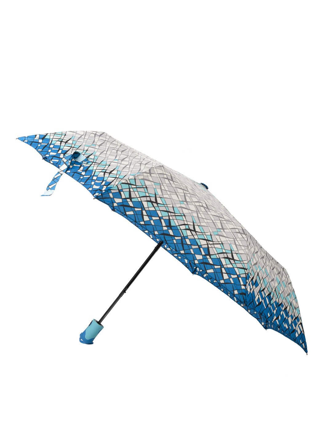 Зонт женский синий полуавтомат